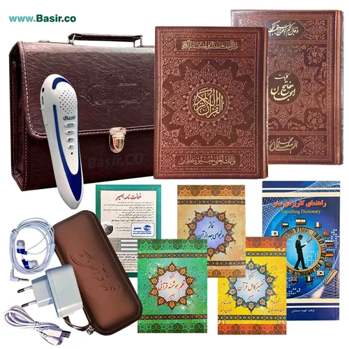 قلم قرآنی هوشمند 8 گیگابایت BSR180 | بسته شماره 9 با قرآن 604 صفحه و کلیات مفاتیح