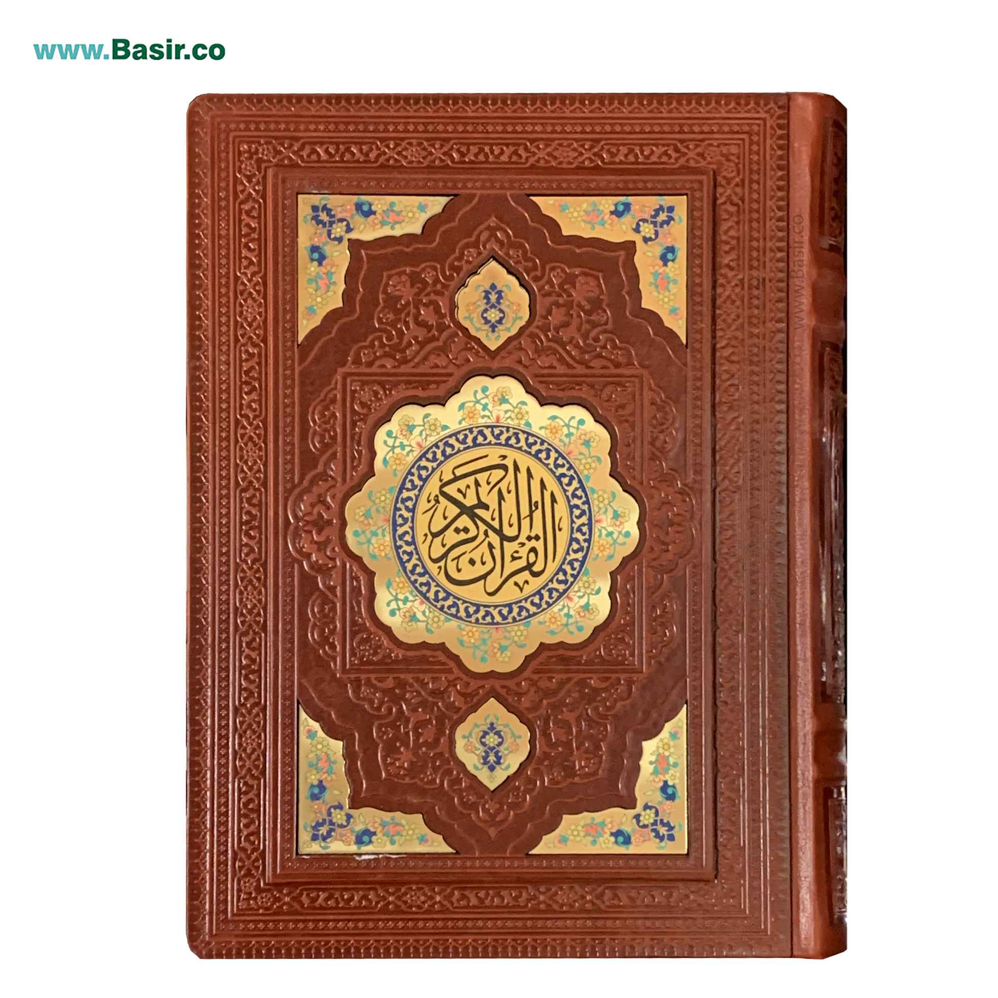 کتاب نفیس قرآن کریم کاغذ معطر همراه با قاب بازشو (جعبه) بصیر