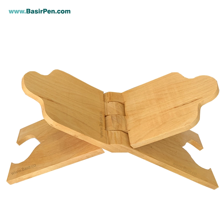 رحل قرآن چوبی اندازه متوسط (36 سانتی) مناسب کتاب در قطع جیبی تا وزیری